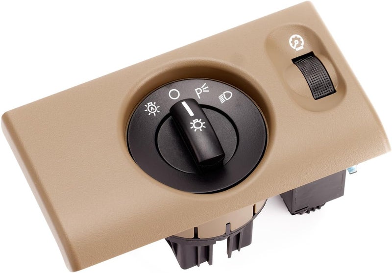 Lin Cin Yin Headlight Switch for Ford F150 2005-2008,Lincol Mark LT 2006-2007,Headlamp Dimmer Control Low Beam Switch Instrument Panel Knob 5L3Z11654DAB,7L3Z11654DB,7L3Z11654DD, SW7369,1S9964 - Image 4